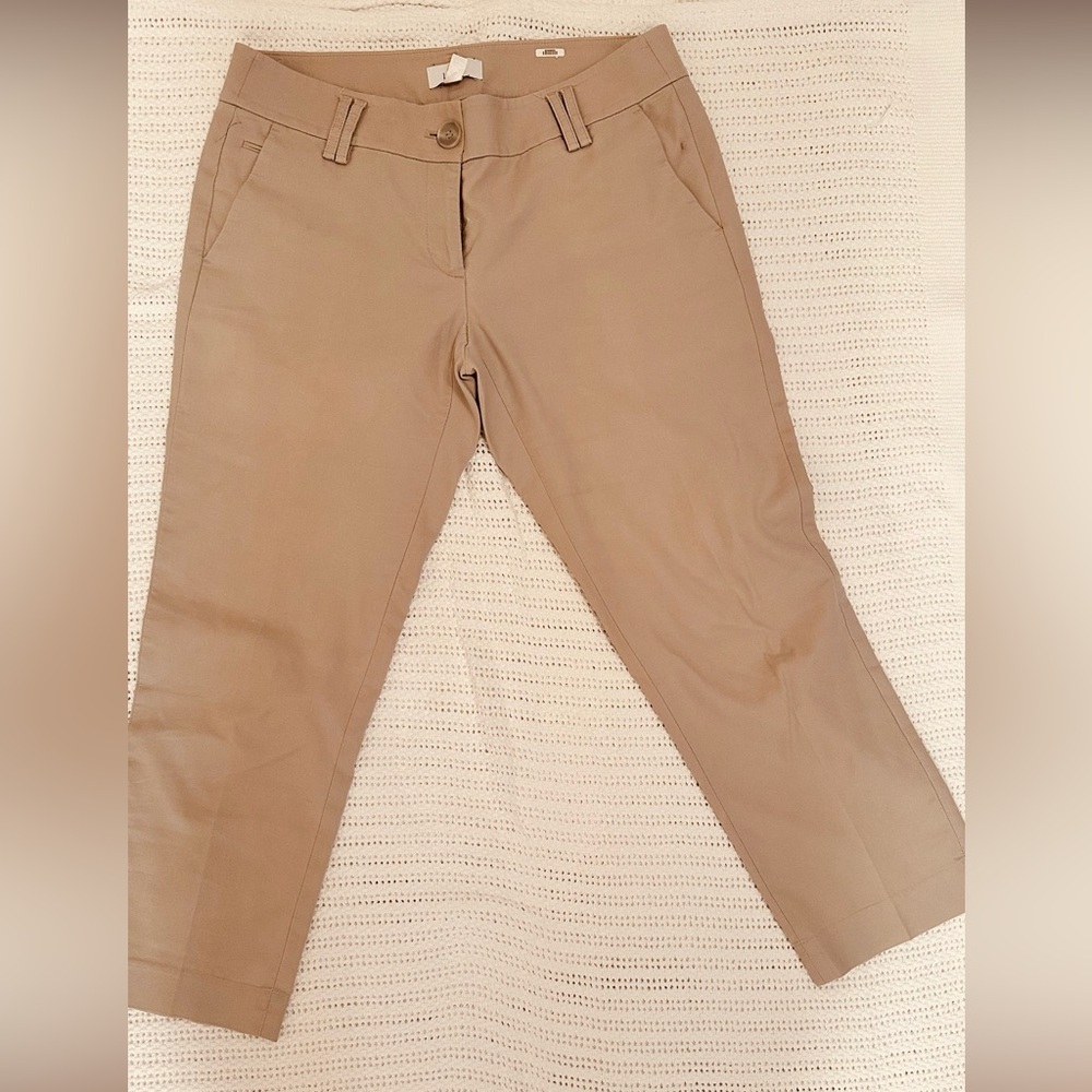 Loft Cropped Khaki Pants